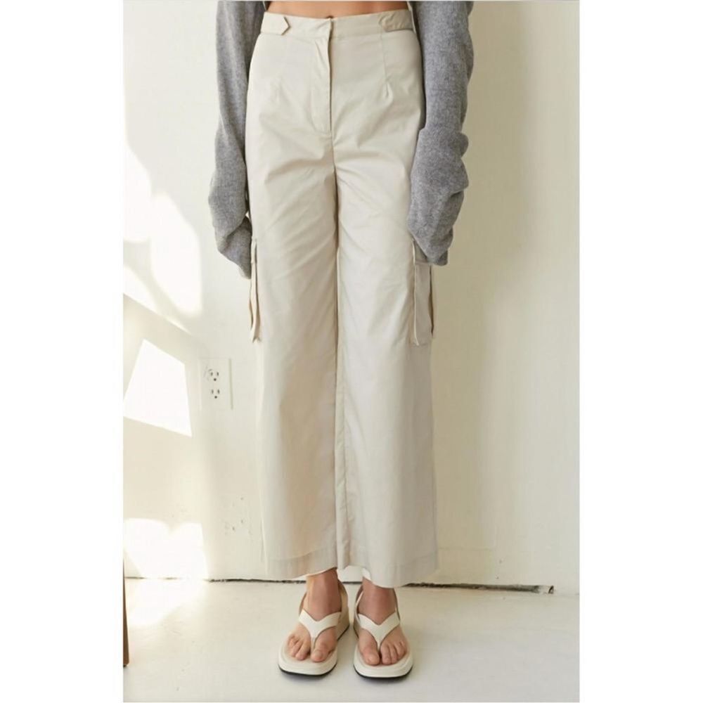 CRESCENT wide legs cargo pants new with tags